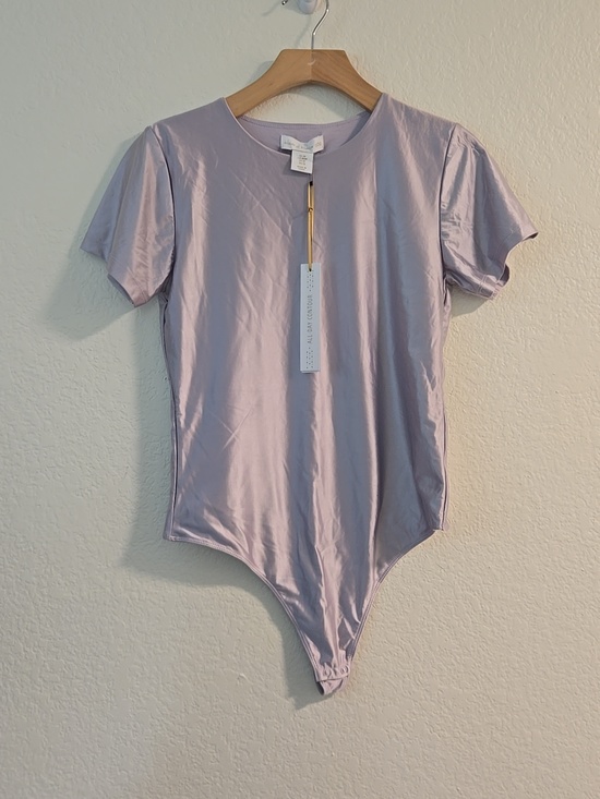 House of Harlow 1960 Tops - House Of Harlow 1960 Metalic Contour Bodysuit